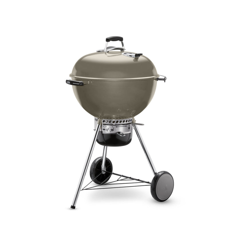Weber Master Touch GBS C-5750 57cm Charcoal BBQ - Smoke Grey - Free Weber Rapidfire Chimney Charcoal Starter Set Included