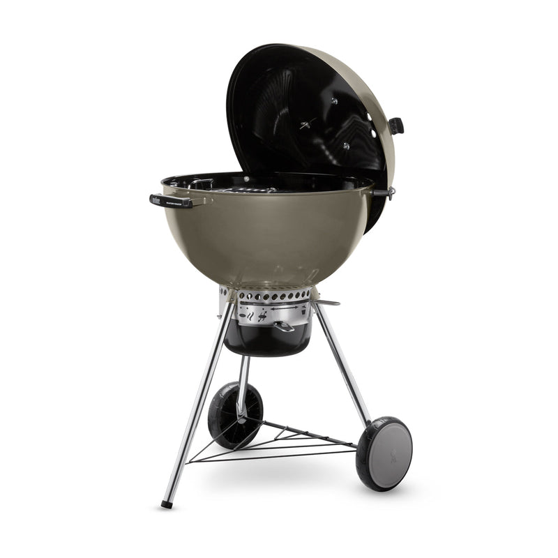 Weber Master Touch GBS C-5750 57cm Charcoal BBQ - Smoke Grey - Free Weber Rapidfire Chimney Charcoal Starter Set Included